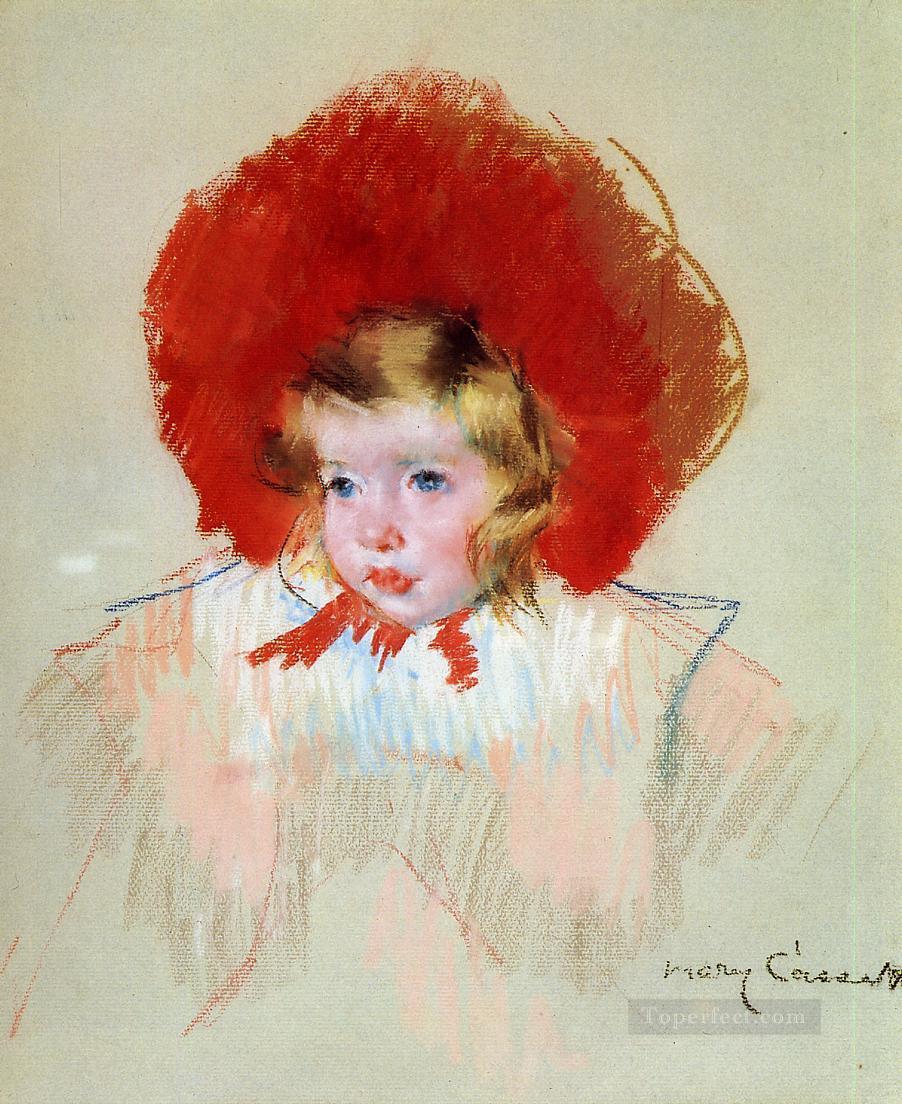 Child with Red Hat mothers children Mary Cassatt Oil Paintings